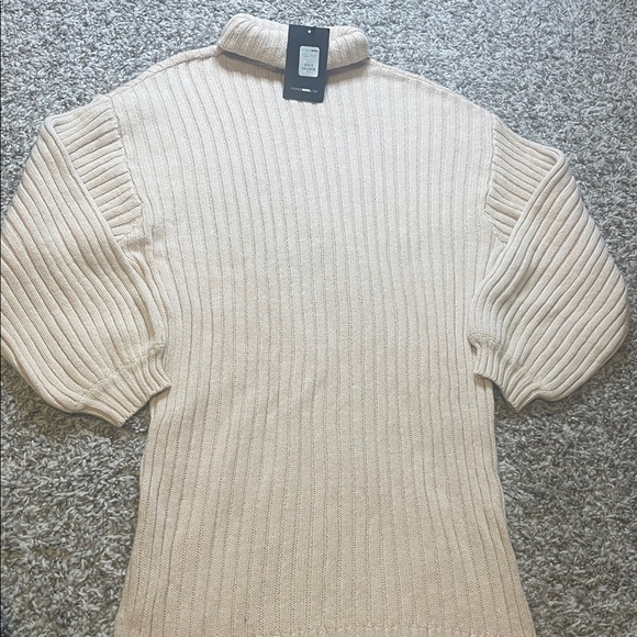 Too Cozy Turtle Neck Sweater Dress chunky sleeves small - Picture 12 of 12